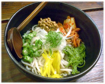 冷やし七色うどん